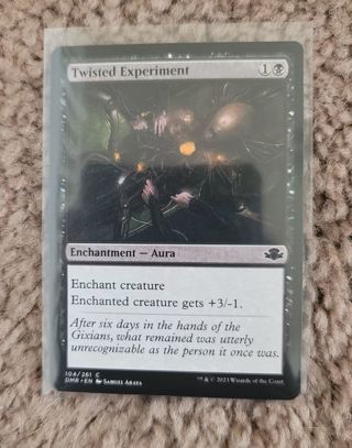 Magic the Gathering Dominaria Remastered Twisted Experiment card New in Sleeve