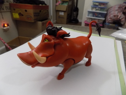 5 inch long Pumba the warthog of Disney's Lion King