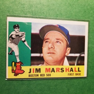 1960 - TOPPS MINT BASEBALL - CARD NO - 267 - JIM MARSHALL - RED SOX