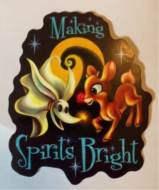 Making spirits bright Decal Sticker