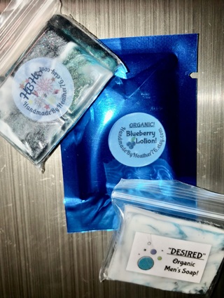 Organic Mens Soaps and Lotion Samples