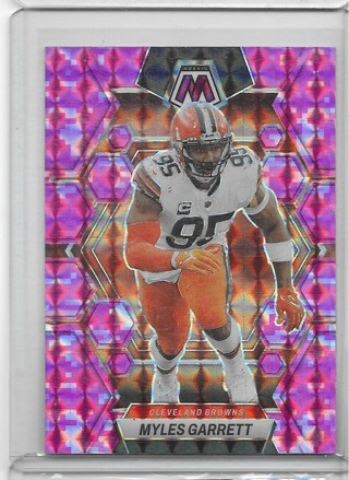 Myles Garrett 2023 Mosaic Mosaic Camo Pink #51