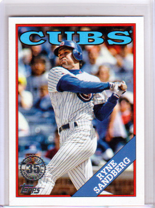 Ryne Sandberg, 2023 Topps 88 Retro Baseball Card #T88-92, Chicago Cubs, (L5
