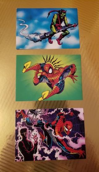 3 Spider-Man 30th Anniversary Trading Cards
