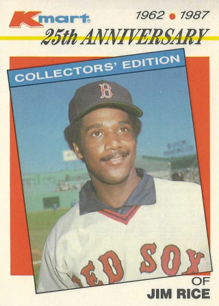 1987 Topps Kmart 25th Anniversary Jim Rice #18