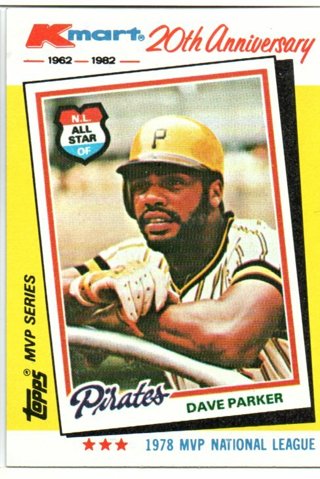 1982 Topps Kmart Dave Parker