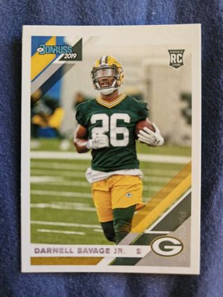 2019 Donruss Rookie Darnell Savage Jr.