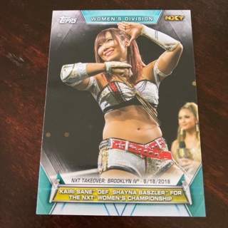 2019 Topps WWE Women's Division - [Base] #81 Memorable Matches and Moments - Kairi Sane ...