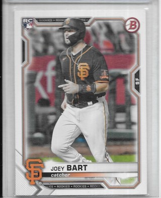 Joey Bart 2021 Bowman #51 Rookie Card