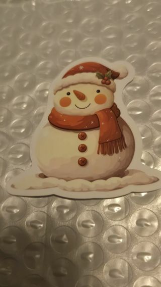 Snowman Christmas Sticker