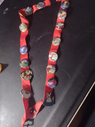 Alice in Wonderland Disney Pin Lanyard