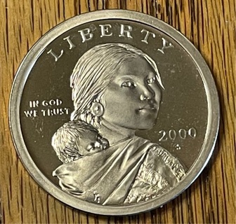 2000 S Sacagawea Golden Dollar Proof First Year Issue Coin