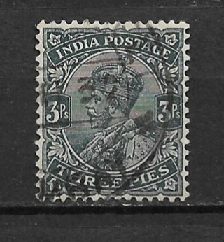 1926 India Sc106 3p King George V used