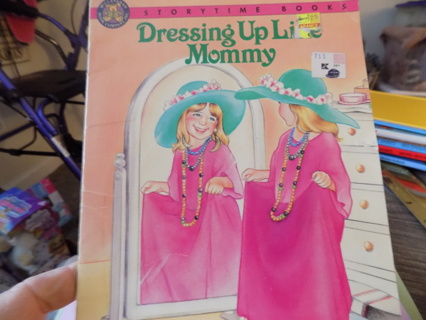 Story time book Dressing up like Mommy