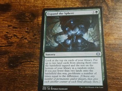 Magic the gathering mtg Expand the Sphere Phyrexia All Will be one