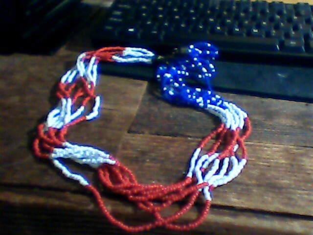 Free: Red, White and  Blue Necklace
