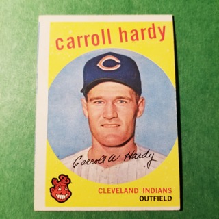 1959 - TOPPS BASEBALL CARD NO. 168 - CARROLL HARDY - INDIANS