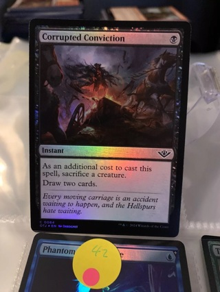 Corrupted Conviction - Foil OTJ NM MTG