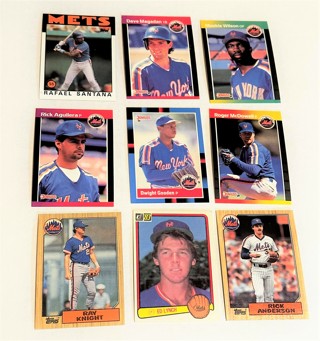 Mets- 18 Card Lot-All Stars,Hall Of Fame-Hernandez,Myers,Carter,Gooden,Knight