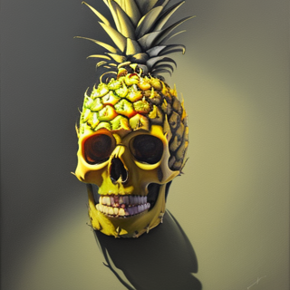 Listia Digital Collectible: Pineapple Skull