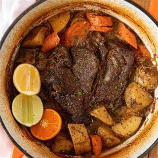 CITRUS BEEF POT ROAST RECIPE CARD