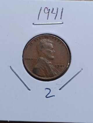 1941 Lincoln Wheat Penny! 42.2