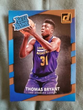 2017-18 Donruss Rated Rookie Thomas Bryant