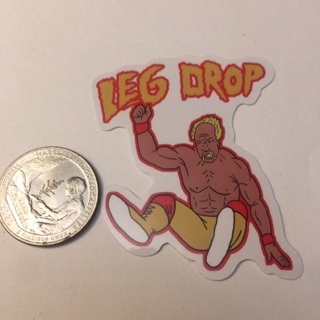 Wrestling sticker read description before bidding 