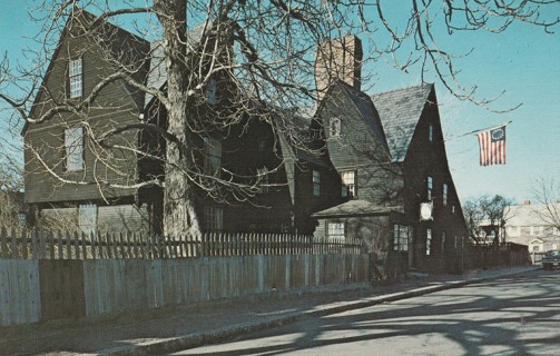 Vintage Unused Postcard: (a): House of Seven Gables, Salem, MA