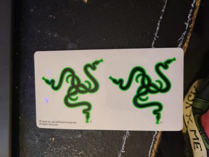 Green Snake Stickers