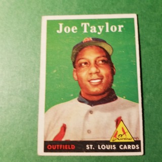 1958 - TOPPS EXMT BASEBALL - CARD NO. 451 - JOE TAYLOR - CARDINALS