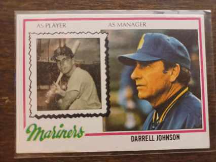  1978 Topps #79 Darrell Johnson MG DP