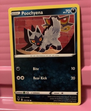 Poochyena Pokemon Card