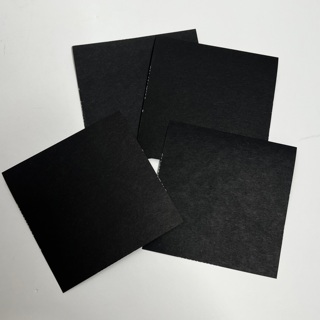 Black 3X3 Square Paper Sheets 
