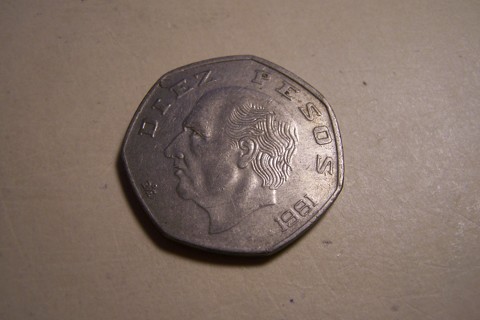 Mexico - 1981 - 10 Pesos Coin - Father Hidalgo, Mexican Eagle
