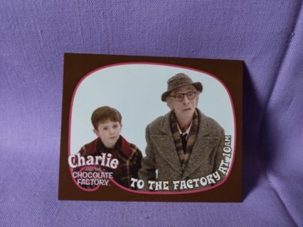 Charlie & The Chocolate Factory mini Trading Card