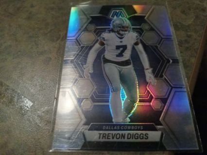 2023 PANINI MOSAIC PRIZM TREVON DIGGS DALLAS COWBOYS FOOTBALL CARD# 60