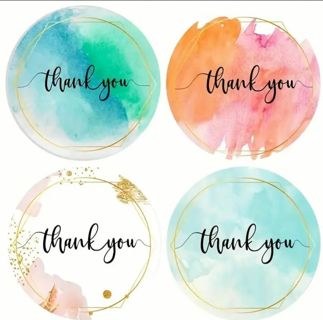 ↗️⭕SPECIAL⭕(32) 1" THANK YOU STICKERS!!⭕