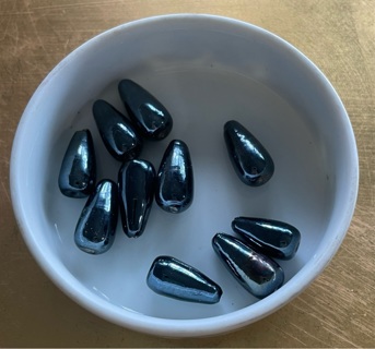  10 PRECIOSA Crystals-Fully Drilled Beads - Genuine 