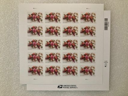 5X TWO OUNCE USA stamps Garden Corsage  US Mail two-ounce cost .85 cents
