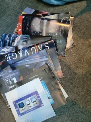 LOT OF 10- MAGAZINE FRAGRANCE SAMPLES- BID TO WIN!- mens