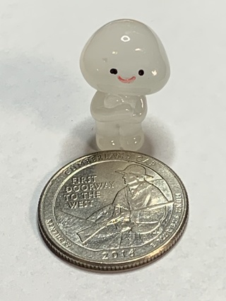 MINI GHOST~#12~1 GHOST ONLY~GLOW IN THE DARK~FREE SHIPPING!