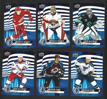 2022 Upper Deck National Hockey Card Day 6 different Cards - All Listed