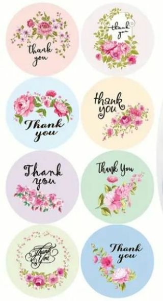 ↗️SPECIAL⭕(30) 1" THANK YOU STICKERS!!⭕