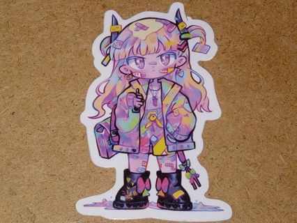 Girl so Cute new 1⃣ vinyl sticker no refunds regular mail only Very nice quality