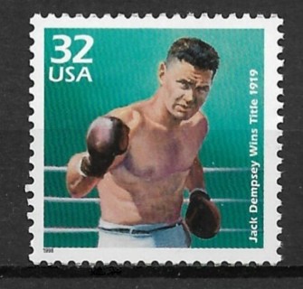 1998 Sc3183m Celebrate the Century: 1910's Jack Dempsey MNH