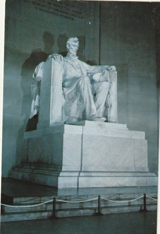 Vintage Unused Postcard: b: Lincoln Statue, Washington DC