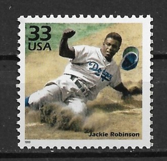 1999 Sc3186c Celebrate the Century: Jackie Robinson MNH