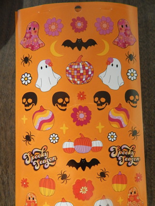 Colorful & Fun Assorted "HALLOWEEN" stickers!!