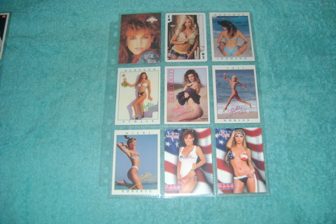 Sexy Pin Up girls MINT Trading cards in Sleeve